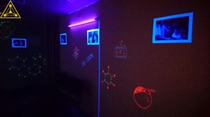 Ультрафиолетовая комната (светящиеся пигменты, технология создания краски)+подарок УФ грим